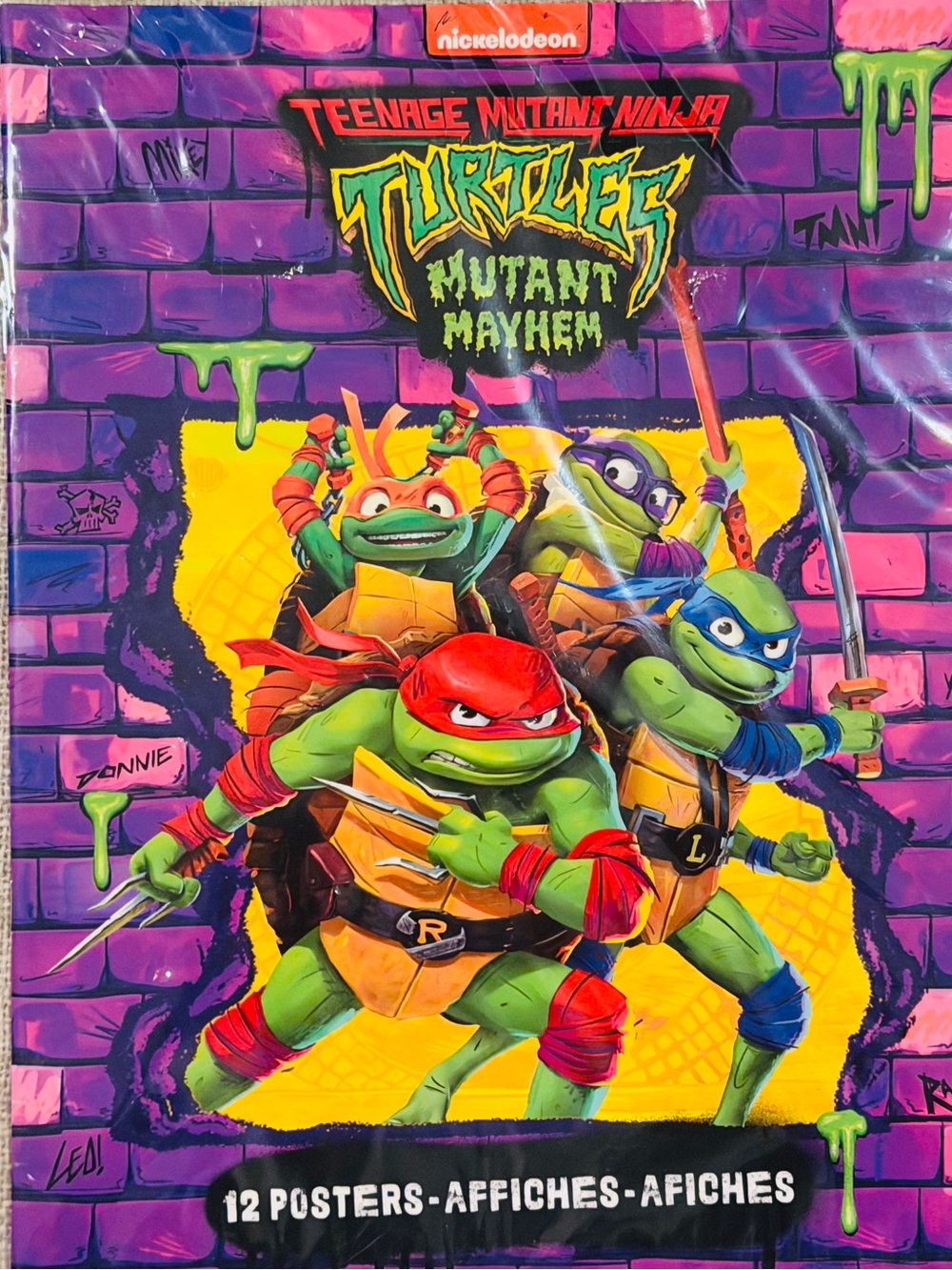 Nickelodeon Teenage Mutant Ninja Turtles Mutant Mahem 12-Poster Collectibles Set
